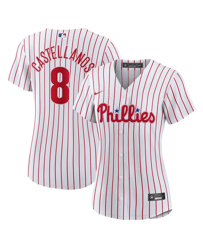 Nike Women's Nick Castellanos White Philadelphia Phillies Home Replica Player Jersey