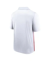 Fanatics Men's White Cincinnati Reds Iconic Parameter Sublimated Polo Shirt