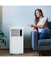 Cowsar 8,000 Btu Air Conditioner cool Up to 350 Sq.Ft, 4 Modes Portable Ac Unit with 24Hrs Timer/Led Display/Remote Control/Installation Kits, Ac Unit