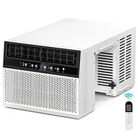Cowsar Btu U-Shaped Window Air Conditioner Cools up to 450 Sq.Ft with 6 Modes 24H Timer, Window Ac Units, Easy to Install, Low Noise