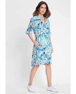 Olsen Women's Printed Tunic Dress