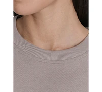 Calvin Klein Performance Women's Cotton Puff-Logo T-Shirt