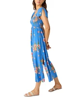 O'Neill Juniors' Larissa Printed Smocked Midi Dress