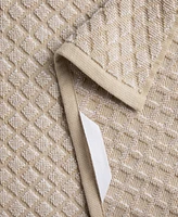 Martha Stewart Honeycomb Chambray Textured Cotton Kitchen Towel Set