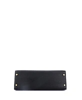 Pre-Owned Hermes Kelly 32 Handbag Black Ardennes with Gold Hardware