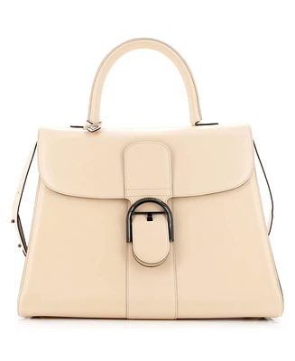 Pre-Owned Delvaux Gm Brillant Top Handle Bag Leather