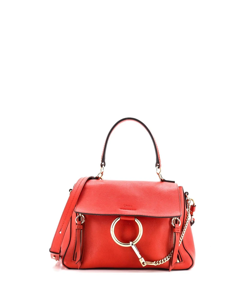 Pre-Owned Chloe Small Faye Day Bag Leather