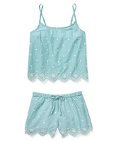 Adore Me Women's Amelie Woven Cami & Short Pajama Set