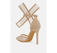 Regenta Big Bow Detail Stiletto Sandals