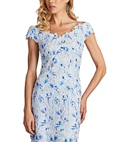 Tadashi Shoji Women's Arid 3D Floral Embroidered Dress