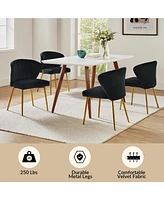 Modern Milia Dining Chair Set of 2
