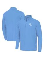 Antigua Men's Powder Blue Kansas City Royals Intent Quarter-Zip Top