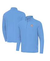 Antigua Men's Powder Blue Houston Astros Intent Quarter-Zip Top