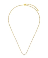 Unwritten Cubic Zirconia Bow Layered Necklace Set