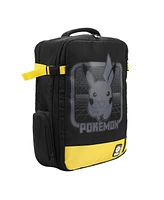 Pokemon Pikachu Running Black 17" Large Travel Backpack