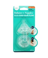 Evenflo Feeding Balance + Nipples Combo Flow Pack Wide 3+ Months Medium