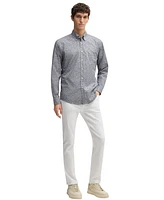 Boss by Hugo Men's Printed Cotton Poplin Regular-Fit Shirt