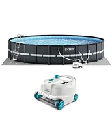 Intex Ultra Xtr 18' x 52" Above Ground Outdoor Pool Set with Pump & Robot Vacuum