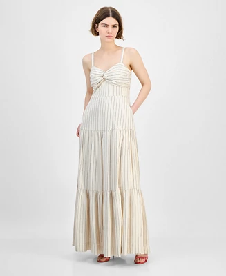 Taylor Women's Sweetheart-Neck Fit & Flare Maxi Dress