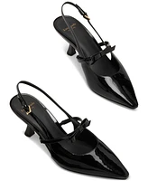 Kate Spade New York Women's Carolina Slingback Kitten-Heel Pumps