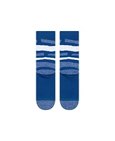 Stance Men's and Women's Los Angeles Dodgers Squeeze Tri-Blend Knit Crew Socks