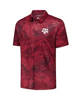 Columbia Men's Maroon Texas A&M Aggies Pfg Super Terminal Tackle Omni-Shade Bangalow's Polo Shirt