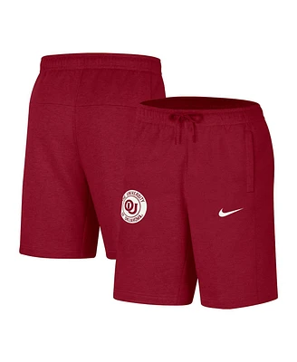 Nike Men's Crimson Oklahoma Sooners Logo Shorts