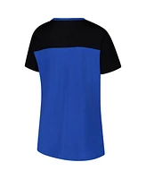 G-iii 4Her by Carl Banks Women's Royal Kyle Larson Cheer Color Blocked T-Shirt
