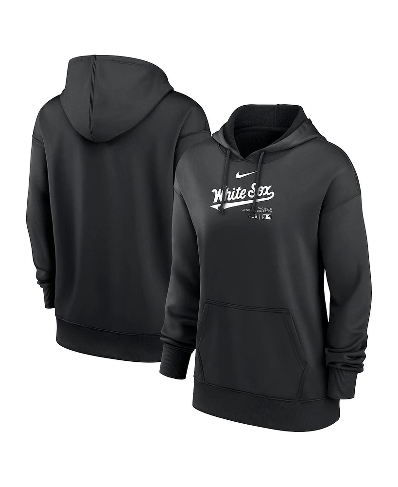 Nike Women's Black Chicago White Sox Authentic Collection Performance Pullover Hoodie
