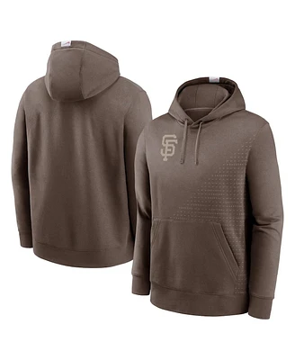 Nike Men's Light Brown San Francisco Giants Statement Pullover Hoodie