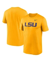 Nike Men's Gold Lsu Tigers Primetime Legend Logo T-Shirt