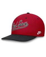 Nike Men's Red/Navy Boston Red Sox Cooperstown Collection Pro Performance Snapback Hat