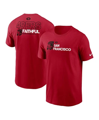 Nike Men's Scarlet San Francisco 49ers Outline T-Shirt