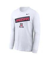Nike Men's White Arizona Wildcats Two-Hit Classic Location Long Sleeve T-Shirt