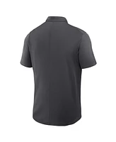 Nike Men's Anthracite Michigan Wolverines Primetime Victory Legacy Vault Logo Performance Polo Shirt