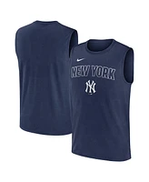 Nike Men's Navy New York Yankees Knockout Performance Muscle Tank Top