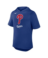 Nike Men's Royal Philadelphia Phillies Tri-Blend Performance Hoodie T-Shirt