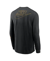 Nike Men's Black Pittsburgh Pirates Cooperstown Collection Knockout Long Sleeve T-Shirt