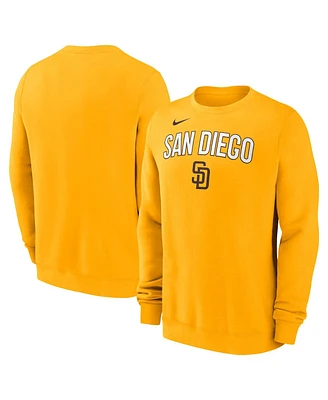 Nike Men's Gold San Diego Padres Pullover Sweatshirt