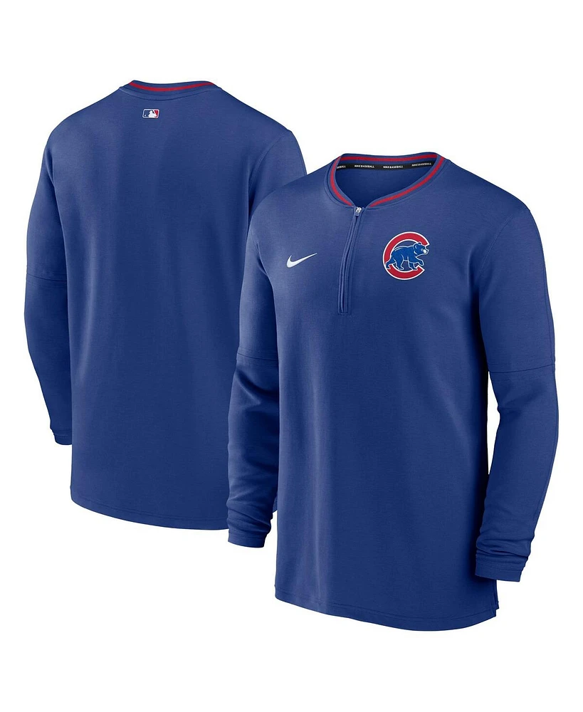 Nike Men's Royal Chicago Cubs Authentic Collection Performance Half-Zip Top