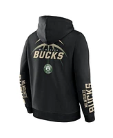 Fanatics Men's Black Milwaukee Bucks Legacy Guard Pullover Hoodie