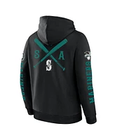 Fanatics Men's Black Seattle Mariners Big City Legacy Fleece Pullover Hoodie