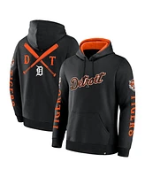 Fanatics Men's Black Detroit Tigers Big City Legacy Fleece Pullover Hoodie