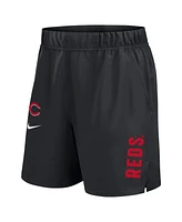 Nike Men's Black Cincinnati Reds Woven Victory Performance Shorts