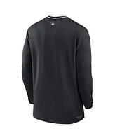 Nike Men's Black Los Angeles Dodgers Authentic Collection Performance Half-Zip Top