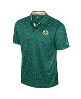Colosseum Men's Green Colorado State Rams Sublimated Golf Polo Shirt