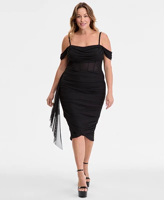 City Studios Trendy Plus Corset Madi Dress