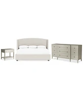 Cornelia 3-Pc. California King Set (Bed, Dresser & Accent Nightstand)