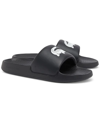 Lacoste Men's Logo Serve Slides 1.0