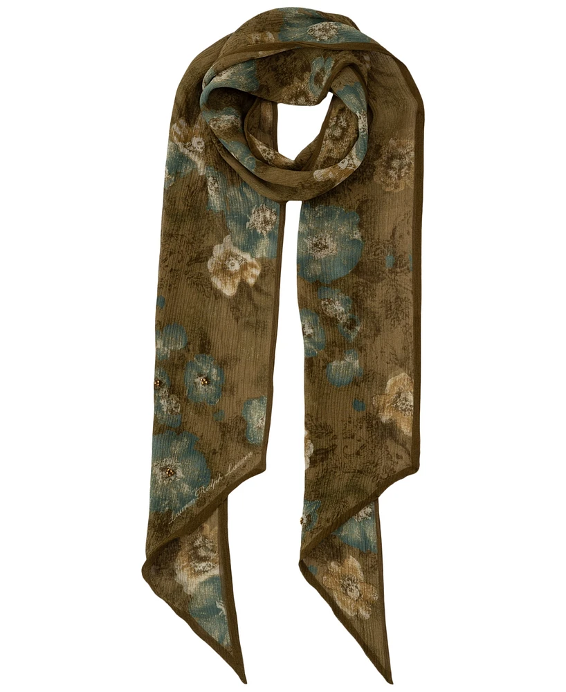 Lauren Ralph Lauren Floral Bias Oblong Scarf